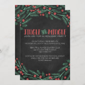 Uitnodigingen van de partij Chalk Jingle en Mingle (Voorkant / Achterkant)