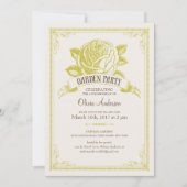 Uitnodigingen van de partij Garden Tea (Voorkant)