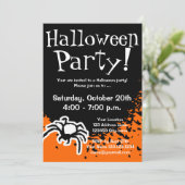 Uitnodigingen van de partij Halloween | Aangepaste (Staand voorkant)