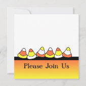 Uitnodigingen van de partij Halloween Snoep Cornti (Achterkant)