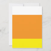 Uitnodigingen van de partij Halloween Sweet Candy (Achterkant)