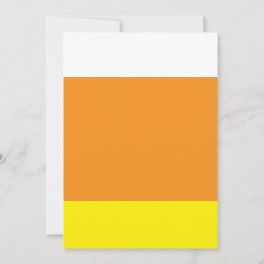 Uitnodigingen van de partij Halloween Sweet Candy  (Achterkant)