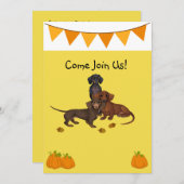 Uitnodigingen van de partij Halloween Uitnodiging  (Voorkant / Achterkant)