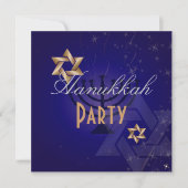 Uitnodigingen van de partij Hanukkah (Voorkant)