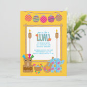 Uitnodigingen van de partij Hawaiian Luau (Staand voorkant)