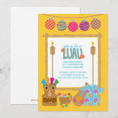 Uitnodigingen van de partij Hawaiian Luau (Voorkant / Achterkant)