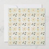 Uitnodigingen van de partij Honingbijen- en bloeme (Achterkant)