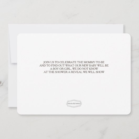 Uitnodigingen van de partij in het Zinnia-verband (Achterkant)