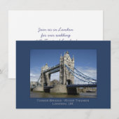 Uitnodigingen van de partij Londen, Engeland (Voorkant / Achterkant)