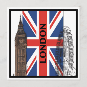 Uitnodigingen van de partij Londen, Engeland