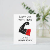 Uitnodigingen van de partij op de Dag van de Arbei (Staand voorkant)