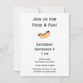 Uitnodigingen van de partij op de Dag van de Arbei (Achterkant)