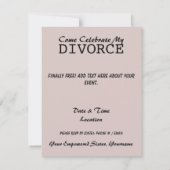 Uitnodigingen van de partij Retro Feminist Humor D (Achterkant)