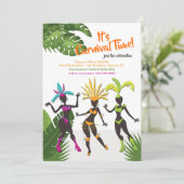 Uitnodigingen van de partij Rio Samba (Staand voorkant)