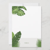 Uitnodigingen van de partij Rio Samba (Achterkant)