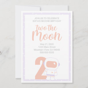 Uitnodigingen van de partij Ruimtemeisjes