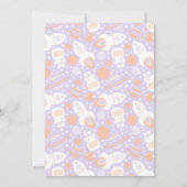 Uitnodigingen van de partij Ruimtemeisjes (Achterkant)