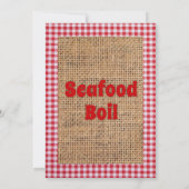 Uitnodigingen van de partij Seafood Boil (Achterkant)