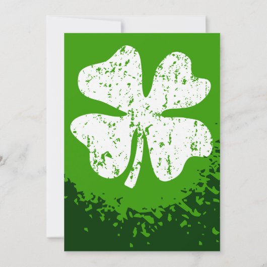 Uitnodigingen van de partij St Patricks Day | (Achterkant)