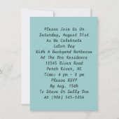 Uitnodigingen van de Partij van de Dag van de Lang (Achterkant)