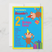 Uitnodigingen van de partij van de geboorte van he (Voorkant)