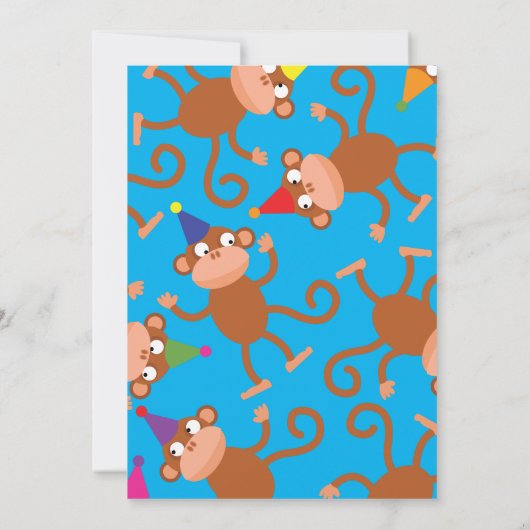 Uitnodigingen van de partij van de geboorte van he (Achterkant)