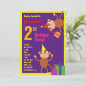 Uitnodigingen van de partij van de geboorte van he (Staand voorkant)