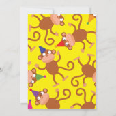 Uitnodigingen van de partij van de geboorte van he (Achterkant)