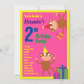 Uitnodigingen van de partij van de geboorte van he (Voorkant)