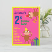 Uitnodigingen van de partij van de geboorte van he (Staand voorkant)