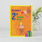 Uitnodigingen van de partij van de geboorte van he (Staand voorkant)