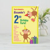 Uitnodigingen van de partij van de geboorte van he (Staand voorkant)