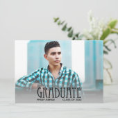 Uitnodigingen van de Partij van de Graduatie van d (Staand voorkant)