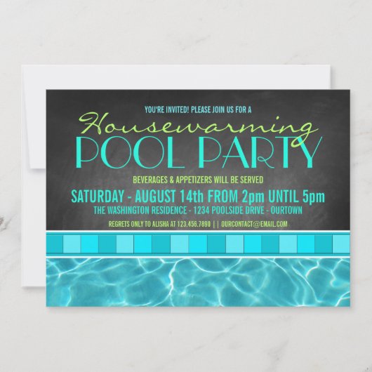 Uitnodigingen van de Partij van de Huisopwarming (Voorkant)