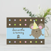 Uitnodigingen van de  Partij van de Mouse van de D (Staand voorkant)