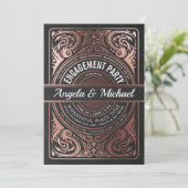 Uitnodigingen van de Partij van de Overeenkomst Zw (Staand voorkant)