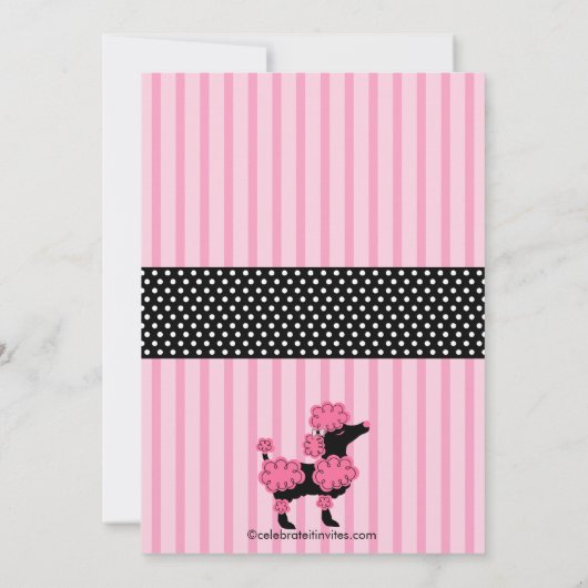 Uitnodigingen van de Partij van de Partij van de D (Achterkant)