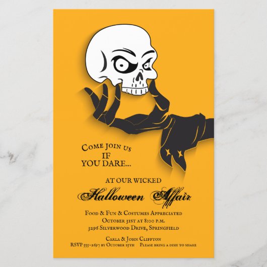 Uitnodigingen van de partij van de partij van de p (Voorkant)