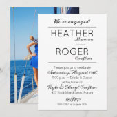 Uitnodigingen van de partij van de persoonlijke IN (Voorkant / Achterkant)