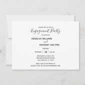 Uitnodigingen van de partij van de persoonlijke IN (Achterkant)