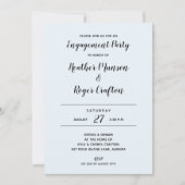 Uitnodigingen van de partij van de persoonlijke IN (Voorkant)