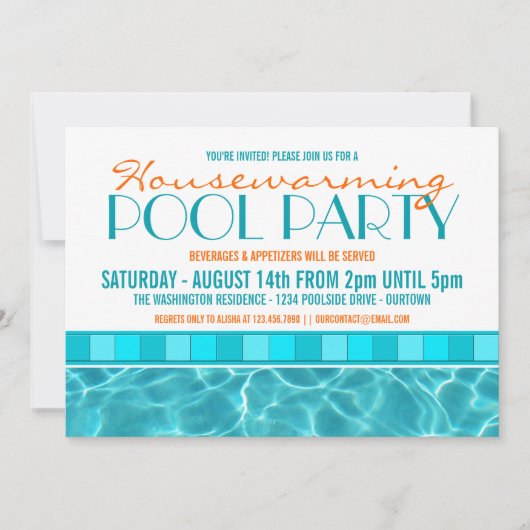 Uitnodigingen van de Partij van de Warming van het (Voorkant)