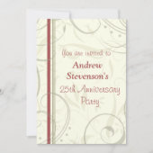 Uitnodigingen van de Partij van het Jubileum van d (Voorkant)