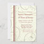 Uitnodigingen van de Partij van het Jubileum van d (Achterkant)