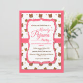 Uitnodigingen van de Partij van Pajama (Staand voorkant)