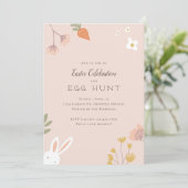 Uitnodigingen van de partij van Pasen Petals (Staand voorkant)
