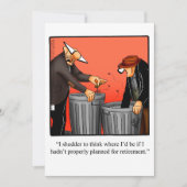 Uitnodigingen van de Partij voor de Humor bij pens (Voorkant)