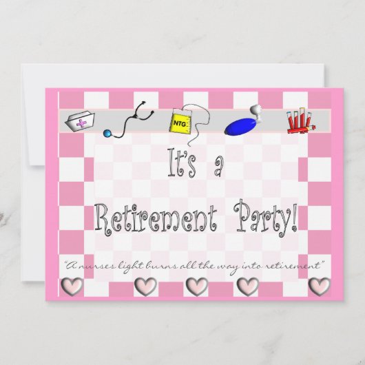 Uitnodigingen van de Partij voor de Pensionering v (Voorkant)