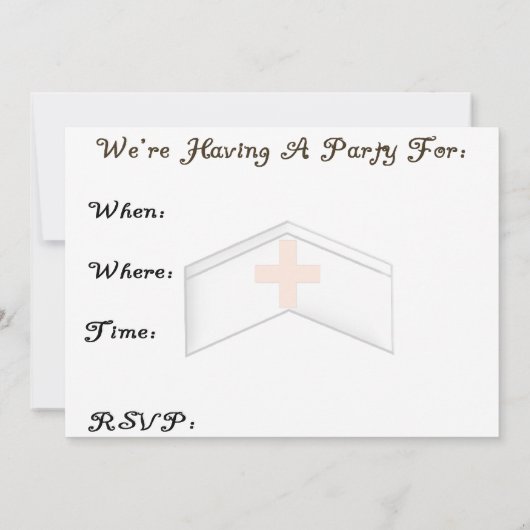 Uitnodigingen van de Partij voor de Pensionering v (Achterkant)