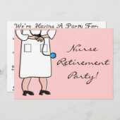 Uitnodigingen van de Partij voor de Pensionering v (Voorkant / Achterkant)